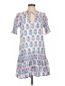 Oliphant Print Blue Casual Dress Size XS - photo 1