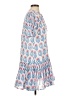 Oliphant Print Blue Casual Dress Size XS - photo 4
