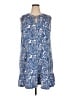 MICHAEL Michael Kors Paisley Blue Casual Dress Size 2X - photo 1