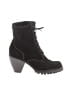 Via Spiga 100% Leather Black Ankle Boots Size 6 1/2 - photo 1