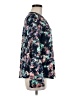 Apt. 9 100% Polyester Floral Blue Long Sleeve Blouse Size M - photo 4