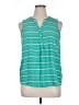 Apt. 9 100% Polyester Teal Sleeveless Blouse Size L - photo 1