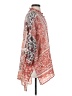 Johnny Was 100% Silk Orange Kimono Size S - photo 4