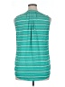 Apt. 9 100% Polyester Teal Sleeveless Blouse Size L - photo 2