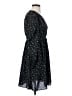 OAK + FORT 100% Polyester Stars Black Casual Dress Size S - photo 4