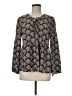 Daniel Rainn 100% Rayon Black Long Sleeve Blouse Size M - photo 1