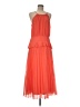 ASOS 100% Polyester Orange Cocktail Dress Size 8 - photo 1