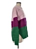 Novis Color Block Purple Wool Pullover Sweater Size M - photo 4
