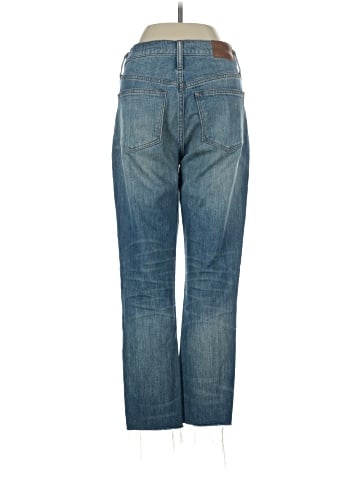 Madewell The High-Rise Slim Crop Boyjean: Knee-Rip Edition (view 2)