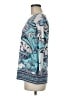 JM Collection Teal 3/4 Sleeve Blouse Size M - photo 5