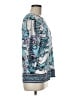 JM Collection Teal 3/4 Sleeve Blouse Size M - photo 4