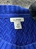 L.L.Bean Blue Pullover Sweater Size M - photo 7