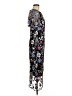 JS Collections 100% Polyester Floral Black Cocktail Dress Size 6 - photo 4