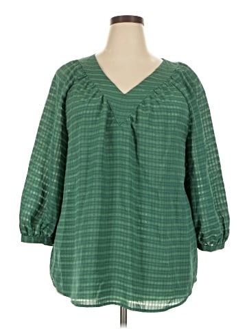 Investments 3/4 Sleeve Blouse (view 1)