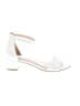 SODA White Sandals Size 4 - photo 1