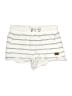 Roxy Stripes Ivory Shorts Size S - photo 1