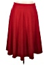 White Mark Solid Red Formal Skirt Size XXL - photo 1