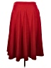 White Mark Solid Red Formal Skirt Size XXL - photo 2