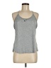 Nike 100% Polyester Gray Active Tank Size M - photo 1