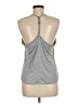 Nike 100% Polyester Gray Active Tank Size M - photo 2