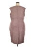 Eliza J Tweed Metallic Brown Cocktail Dress Size 20 - photo 2