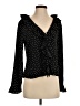 Gap 100% Polyester Polka Dots Black Long Sleeve Blouse Size S - photo 1