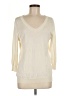 Talbots Solid Ivory Pullover Sweater Size M - photo 1