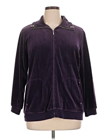 Zenergy by Chico's Zip Up Hoodie (view 1)