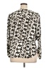 CAbi 100% Polyester Animal Print Ivory Long Sleeve Blouse Size XL - photo 2