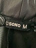 Ci Sono 100% Polyurethane Metallic Black Shorts Size M - photo 3