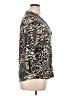 Emily Daniels Animal Print Brown 3/4 Sleeve Blouse Size XL - photo 4