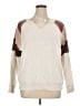 Maurices Color Block Tan Sweatshirt Size XL - photo 1