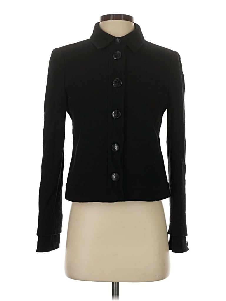 Pre-owned Armani Collezioni Wool Coat In Black