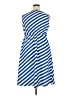 Unbranded Stripes Blue Casual Dress Size XXL - photo 2
