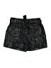 Ci Sono 100% Polyurethane Metallic Black Shorts Size M - photo 1