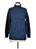 L.L.Bean 100% Cotton Blue Turtleneck Sweater Size L - photo 1