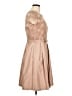 Taylor 100% Polyester Tan Cocktail Dress Size 10 - photo 4