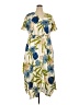 CeCe 100% Cotton Tropical Blue Casual Dress Size 3X - photo 1