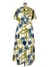 CeCe 100% Cotton Tropical Blue Casual Dress Size 3X - photo 2