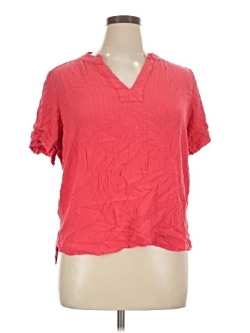 Well Worn Short Sleeve Blouse (view 1)