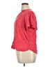 Well Worn 100% Viscose Red Short Sleeve Blouse Size XL - photo 5