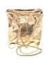 Zara 100% Polyurethane Metallic Gold Bucket Bag One size - photo 3