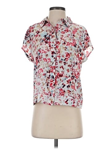 DKNY Short Sleeve Blouse (view 1)