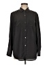 DKNY 100% Polyester Solid Black Long Sleeve Blouse Size M - photo 1