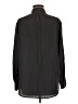 DKNY 100% Polyester Solid Black Long Sleeve Blouse Size M - photo 2