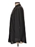 DKNY 100% Polyester Solid Black Long Sleeve Blouse Size M - photo 5
