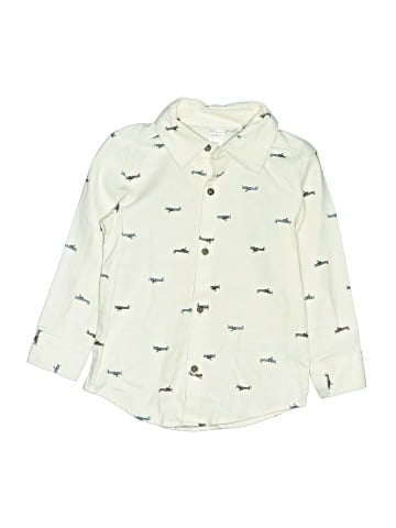 Carter's Long Sleeve Button-Down Shirt (view 1)