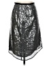 Gracia 100% Polyester Metallic Silver Formal Skirt Size S - photo 1