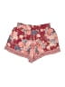 Angie Floral Red Shorts Size M - photo 2