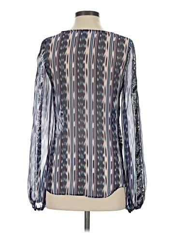 YaYa Aflalo Long Sleeve Silk Top (view 2)